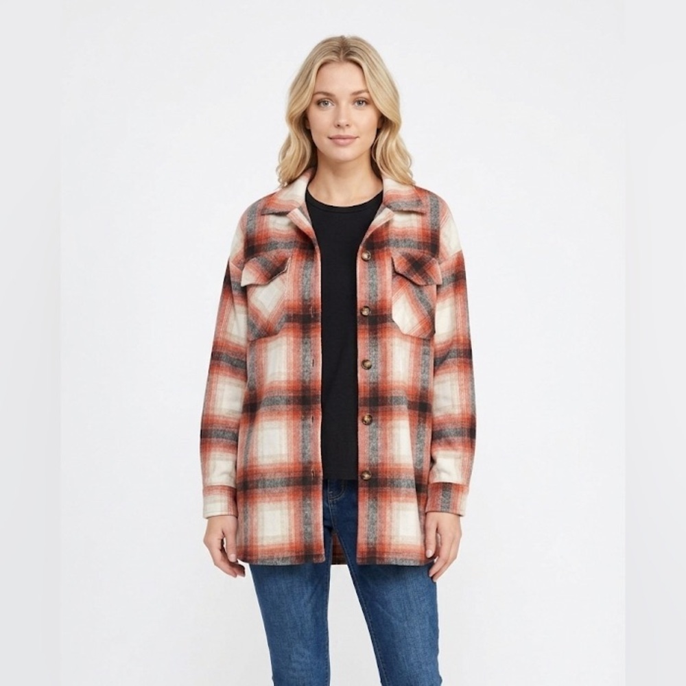 Red Flannel shacket size large